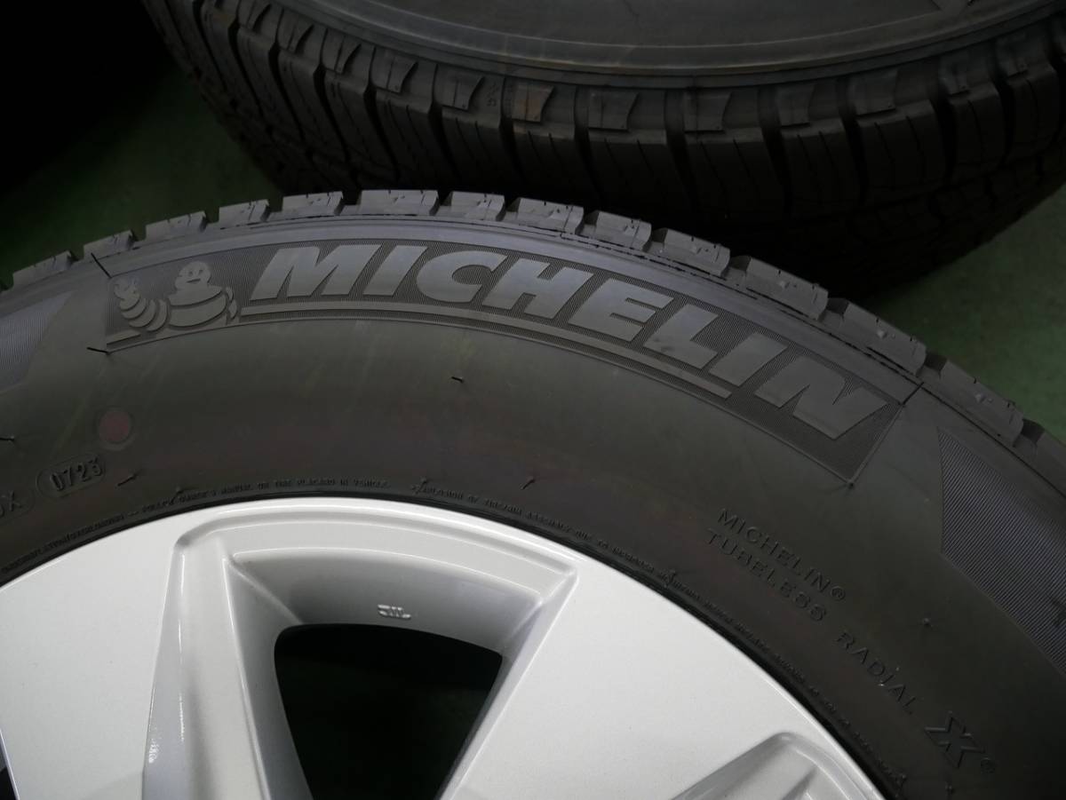【1112-3】新車外し★１５０プラド後期純正★265/65R17★バリ溝★MICHELIN★LATITUDE★タイヤホイール４本セット★宮城県仙台市 265&frasl;65R17 プラド 新車外し ミシュラン公式認定 新車外しタイヤ 0