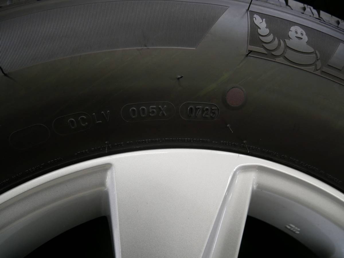 【1112-3】新車外し★１５０プラド後期純正★265/65R17★バリ溝★MICHELIN★LATITUDE★タイヤホイール４本セット★宮城県仙台市 265&frasl;65R17 プラド 新車外し ミシュラン公式認定 新車外しタイヤ 0