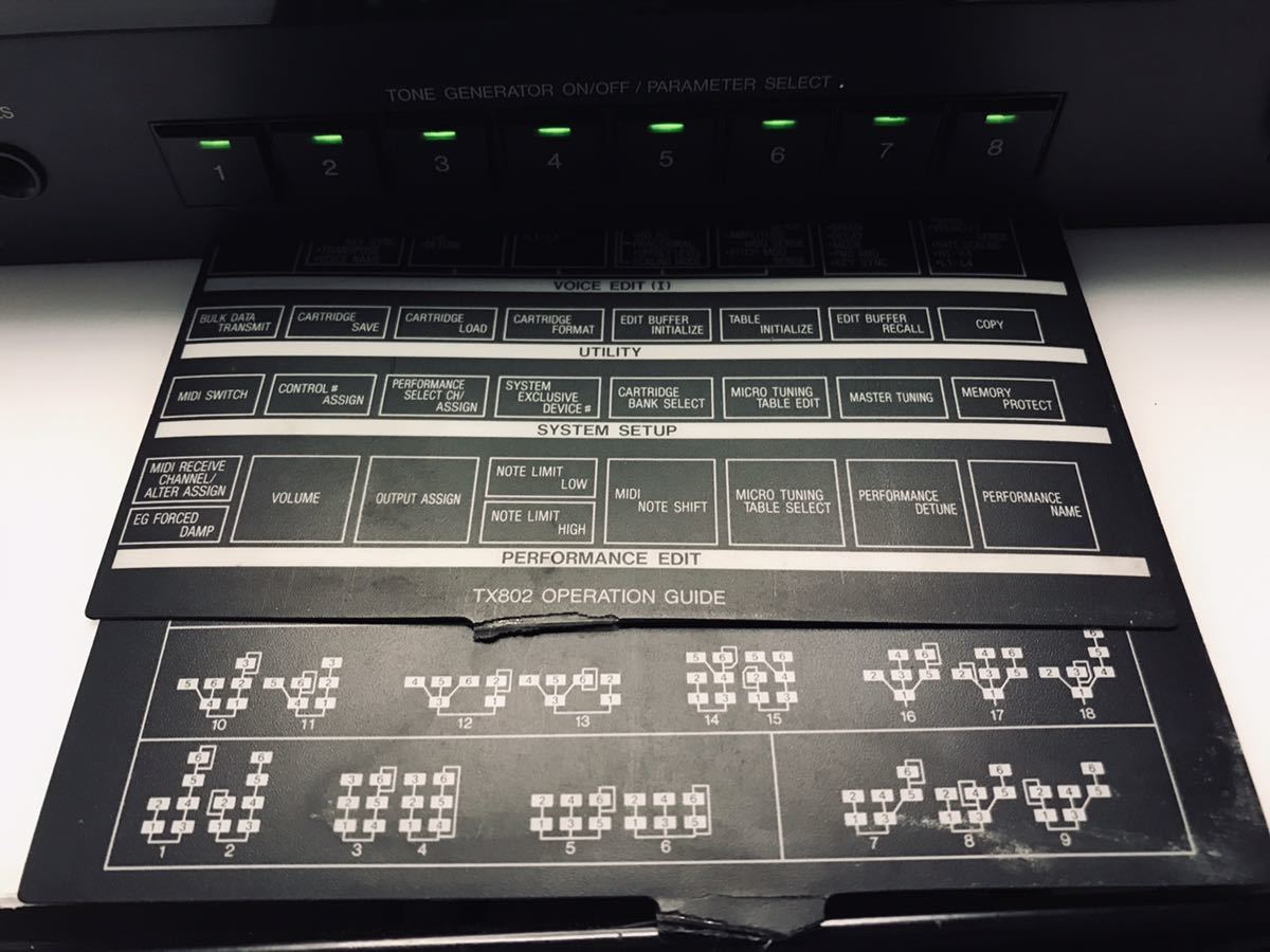 TX802 Yamaha - シンセサイザー電源が入らなくなった「音源モジュール