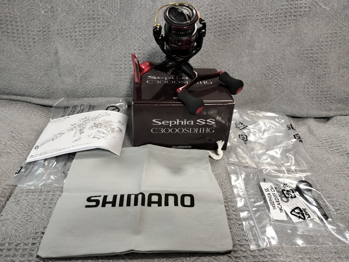 最終回　新品未使用 　シマノ　19セフィアSS　C3000SDHHG　エギング　ティップラン 　同梱可 