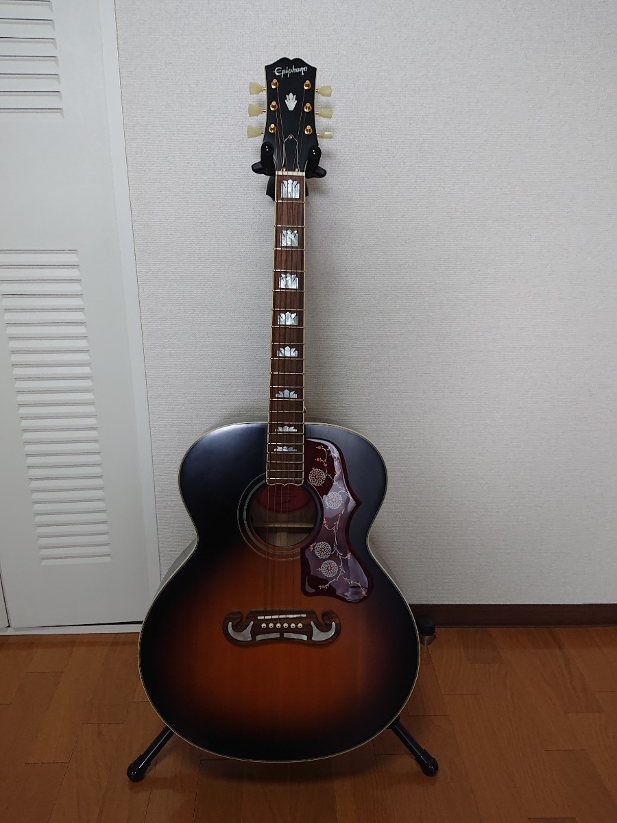 ★☆Epiphone masterbilt J-200 VS オール単板 スーパージャンボ 超美品☆★