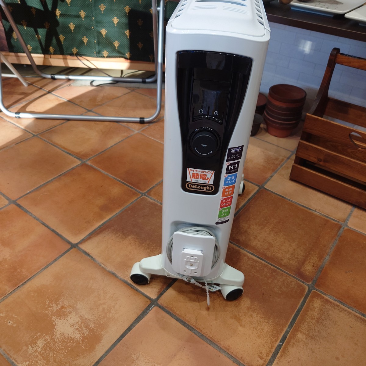 オイルヒーター ユニカルド RHJ65L0915 De'Longhi(デロンギ) ゼロ風 超