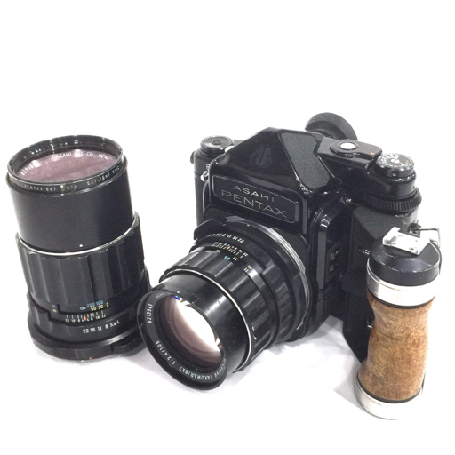 ASAHI PENTAX 6×7 SMC TAKUMAR 6×7 1:2.4/105 1:4/200 中判カメラ フィルムカメラ アサヒペンタックス