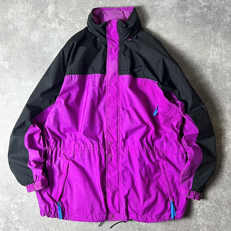90s GAP メッシュ ライナー付き ナイロン マウンテン パーカー