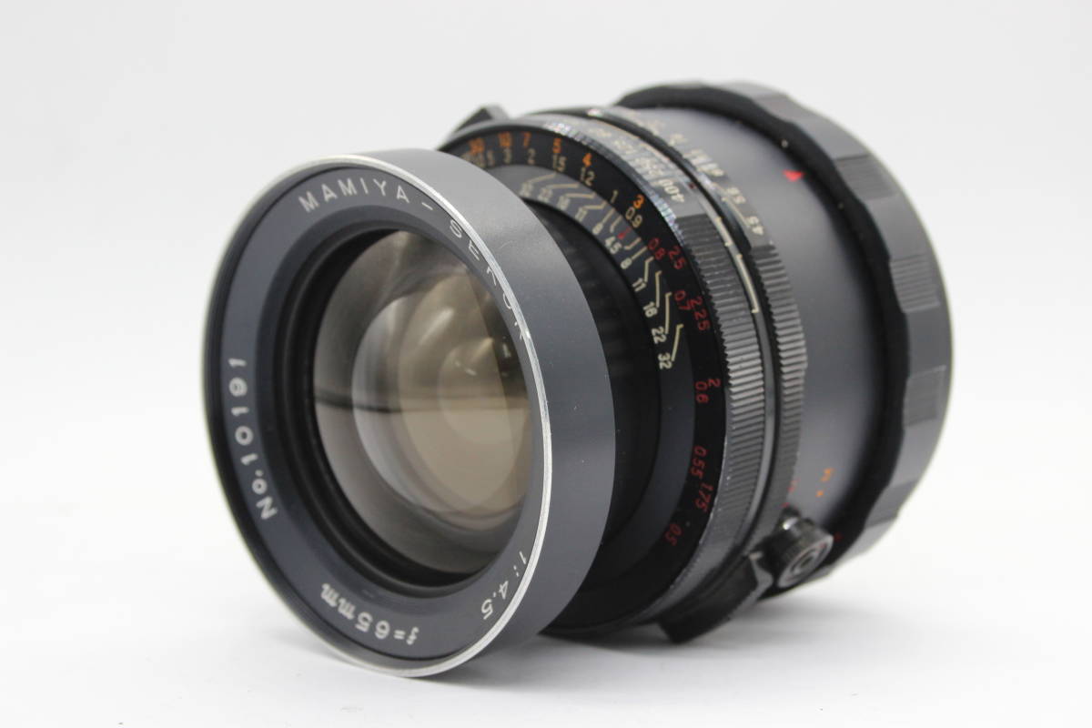 カメラ マミヤ MAMIYA-SEKOR 65mm f4.5 中判カメラレンズ フード
