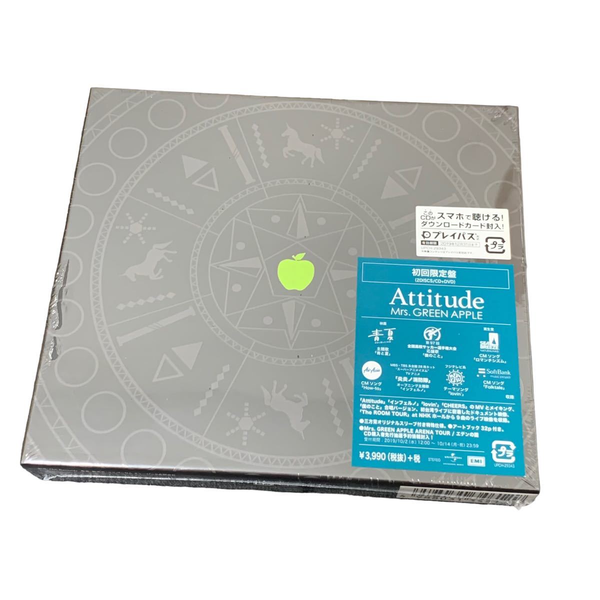 Mrs.GREEN APPLE CD Attitude(初回限定盤)(DVD付) 新品】Mrs. GREEN