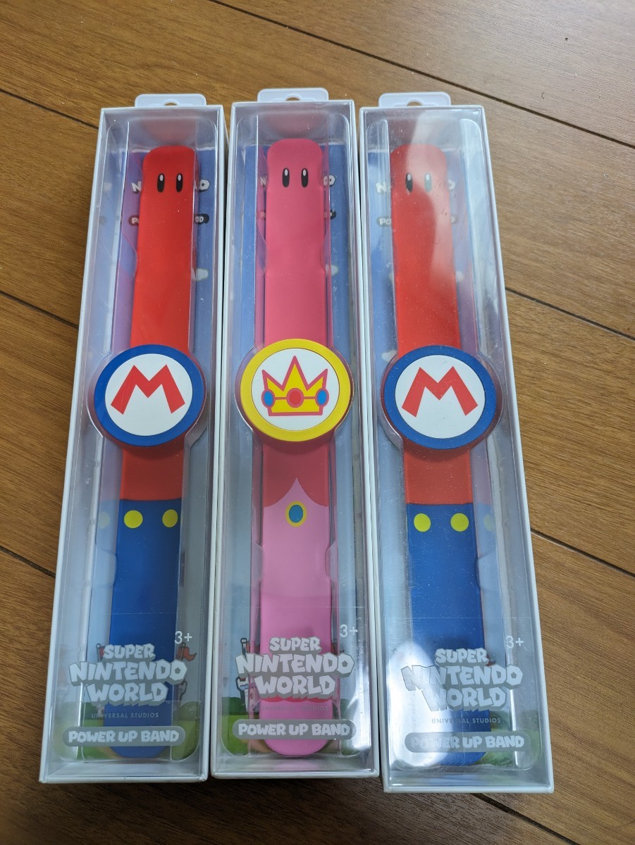 USJ パワーアップバンド3本セット（マリオ&ルイージ&ヨッシー）