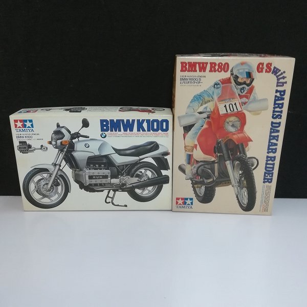 mO289b [未組立] タミヤ 1/12 BMW K100 R80G/S とパリダカ・ライダー