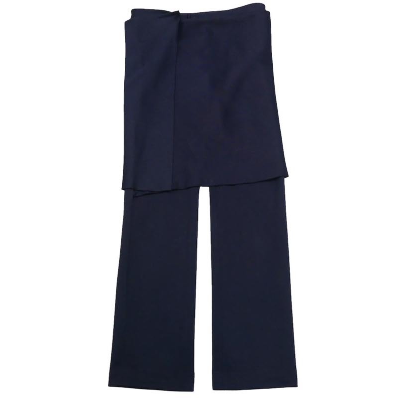 Yohji Yamamoto FEMME 2001aw ジャージー ラップレイヤード パンツ 