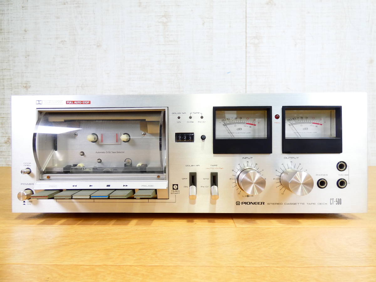 CT-500 カセットデッキ パイオニア Pioneer 良品・動作品 PIONEER 動作