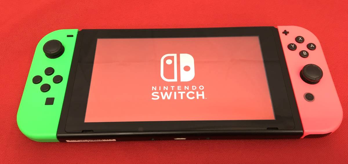 ☆Switch本体【Nintendo Switch本体＆Joy-Con(L)ネオングリーン/Joy