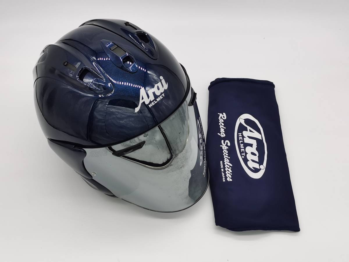 ARAI アライ VZ-RAM グラスブルー GLASS BLUE ジェットヘルメット L 