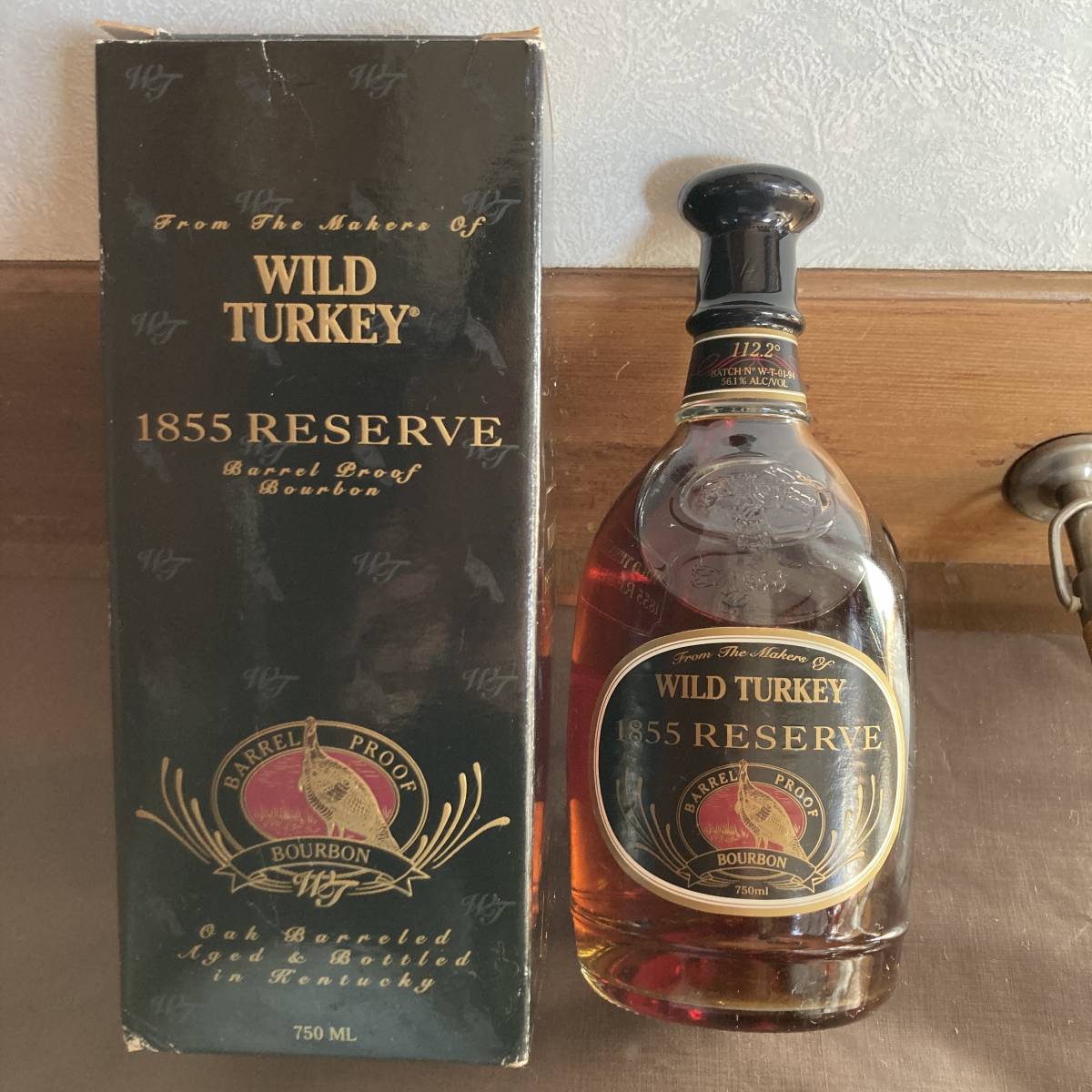 WILD TURKEY（ワイルドターキー）1855 リザーブ 750ml 　※箱汚れあり
