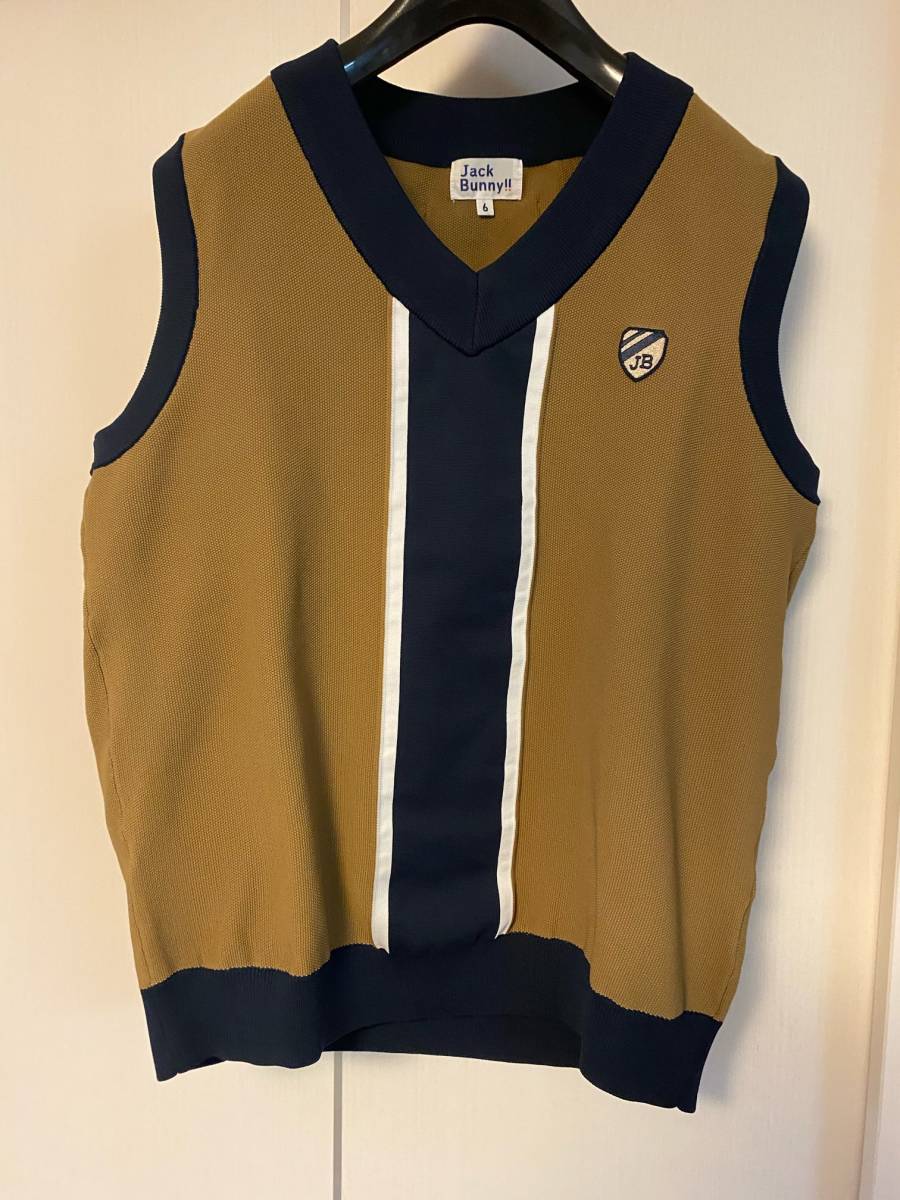 JACK BUNNY ジャックバニー Vネック ベスト　ジャックバーニー ニット