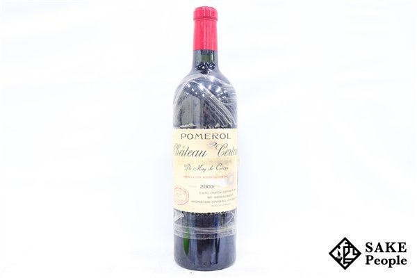 □注目! シャトー・セルタン・ド・メイ 2003 750ml 13% フランス