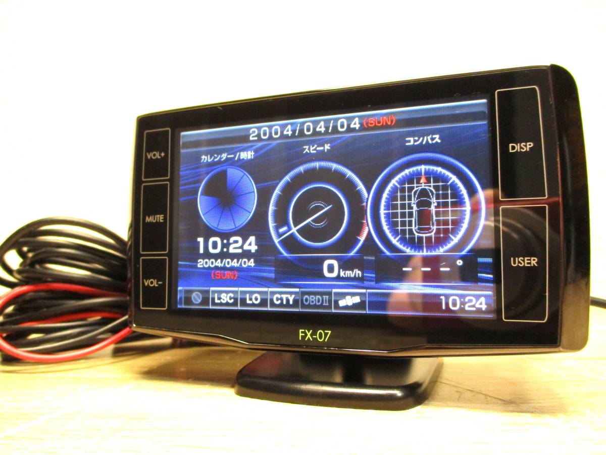 コムテック FX-07 OBDⅡ接続対応 超高感度GPSレーダー探知機 スピード 