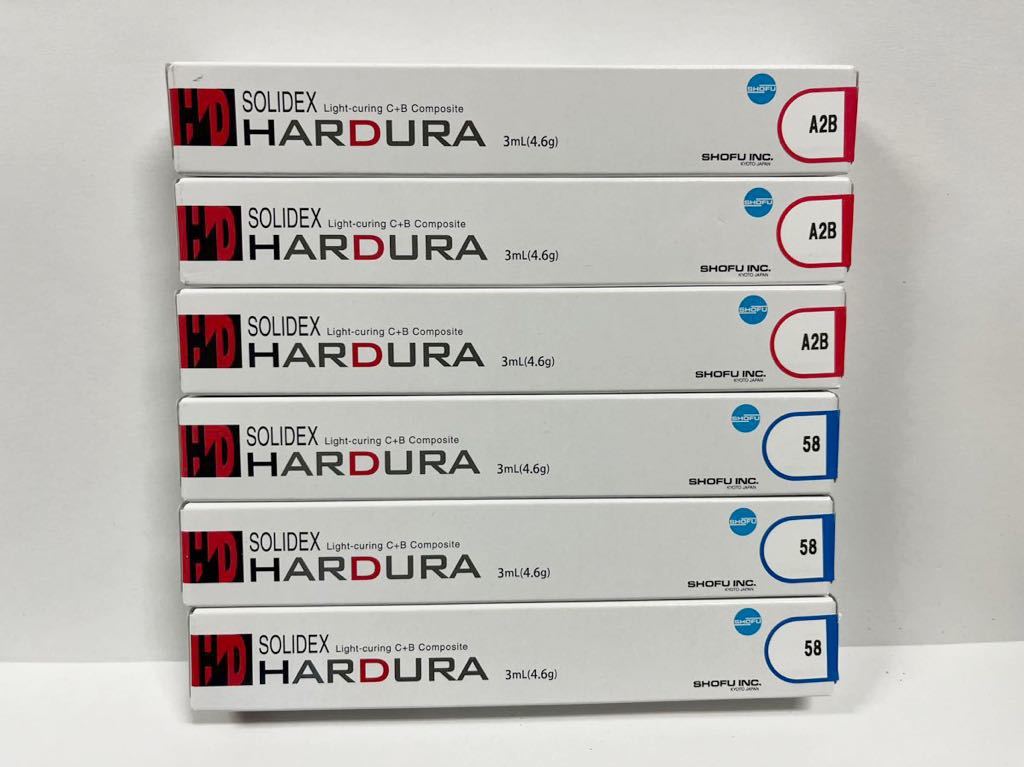 ソリデックス ハーデュラ A2B 58 6本セット