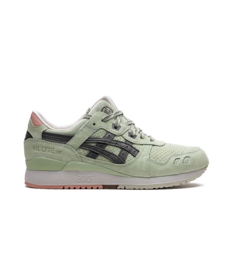 【END.公式オンライン購入】付属品完備【納品書付】End × ASICS Gel-Lyte III Wasabi size UK8.5 US9.5 27.5cm程度 美品 