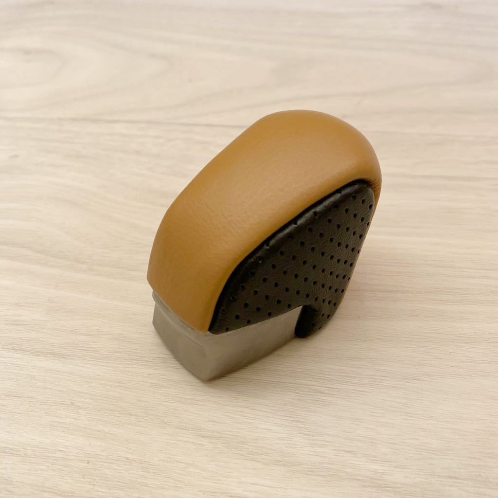 レクサス NX 20系 シンクデザイン シフトノブ ヘーゼル ブラックパンチング think design レザーインテリア革巻 本革_1