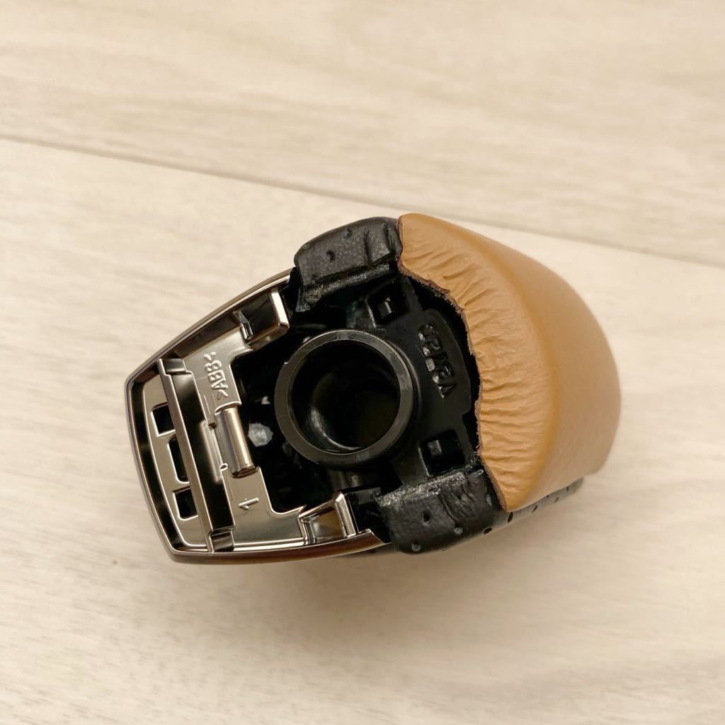 レクサス NX 20系 シンクデザイン シフトノブ ヘーゼル ブラックパンチング think design レザーインテリア革巻 本革_3