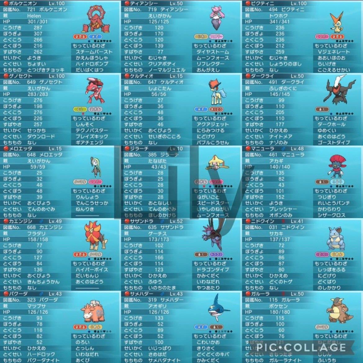 ポケモンブラック2 配信 6vメタモン付き 道具完備