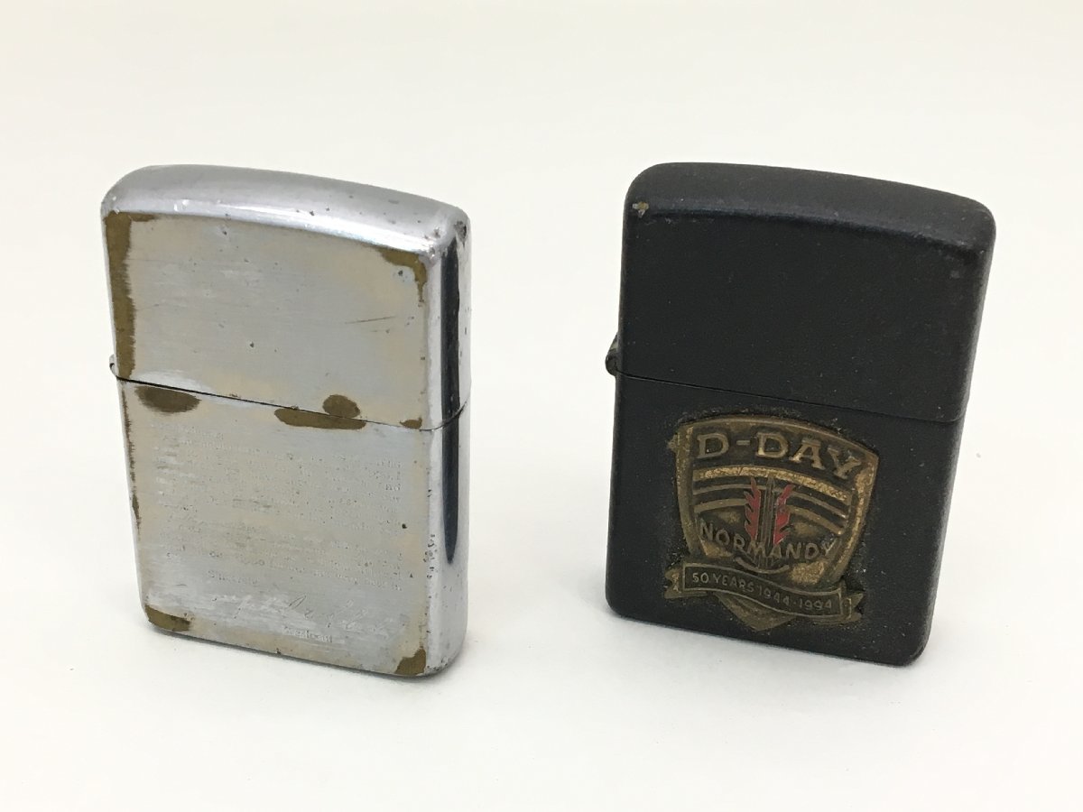 Zippo 1991年製 など D-DAY NORMANDY シルバー ブラック オイル