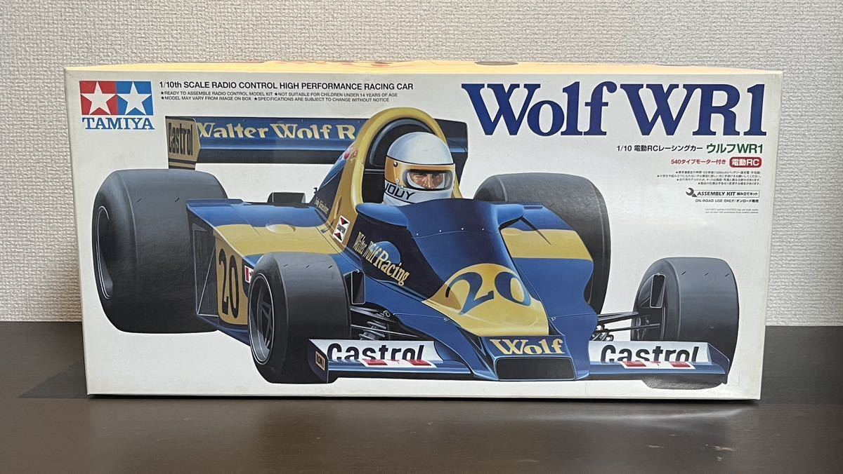 タミヤ 1/10 Wolf WR1電動RCレーシングカー 絶版F1組立キット ウルフ