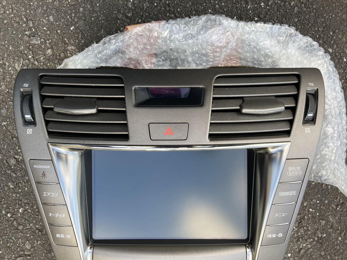 中古レクサス LS460 USF40☆マルチナビモニター 86430-50041 レクサス LS460 純正マルチモニター HDDナビ 86430-50060 長期保管品