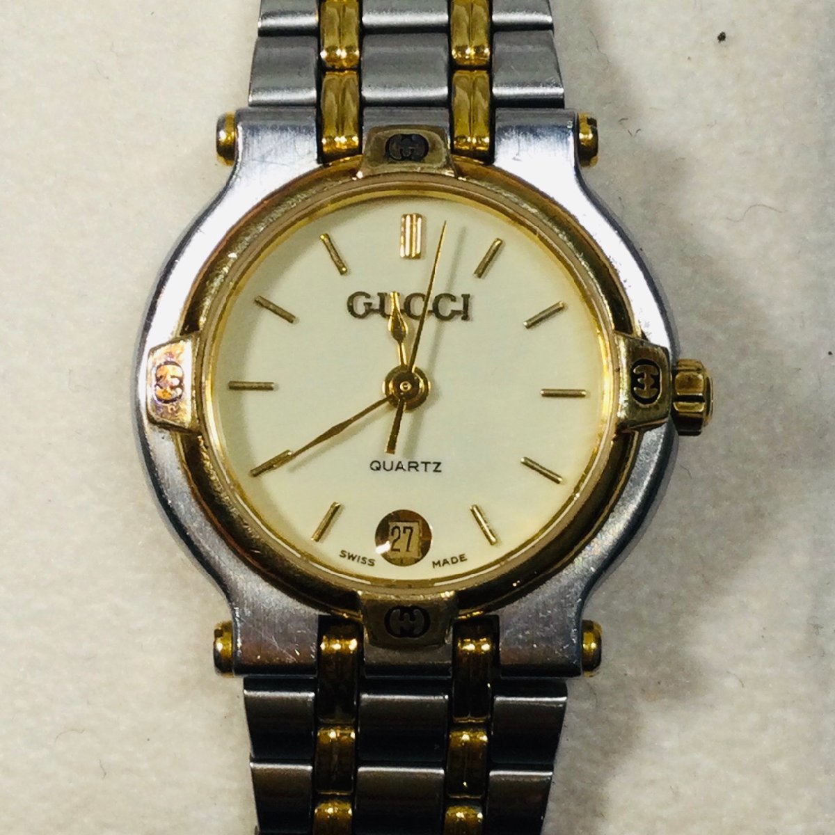 不動品/インボイス登録店/TO】GUCCI グッチ クォーツ 腕時計 9000L