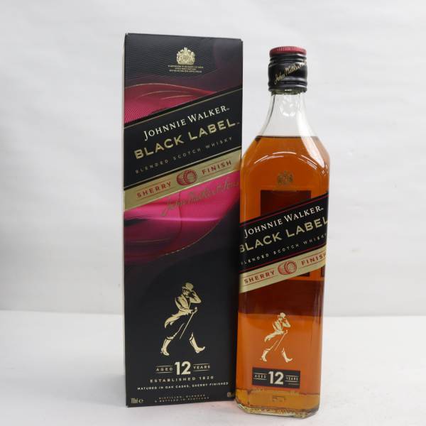 JOHNNIE WALKER（ジョニー ウォーカー）ブラックラベル 12年 シェリー フィニッシュ 40％ 700ml E23K160004