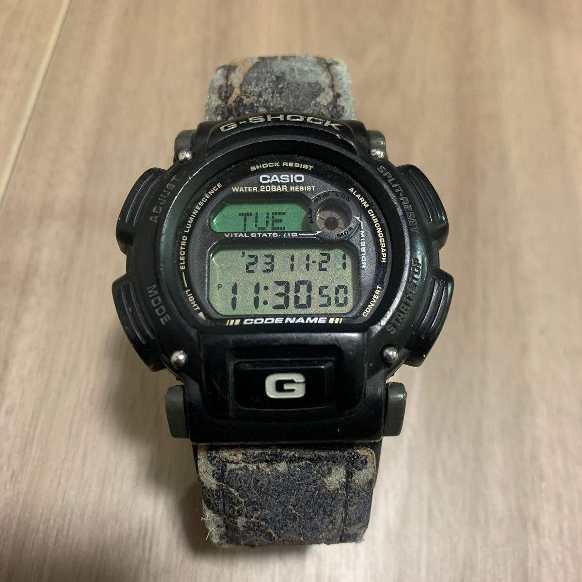 稼働品 CASIO G-SHOCK カシオ Gショック DW-8800 マサイマラ 象 ゾウ
