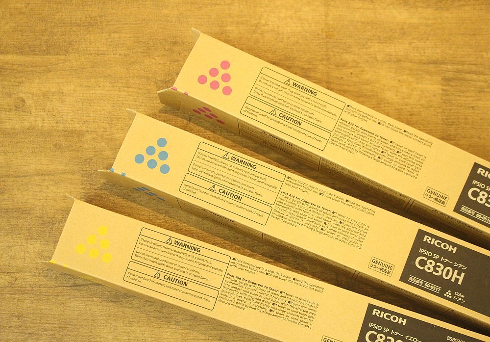 サプライ ○【未使用】RICOH IPSiO トナー タイプ3000 3色セット