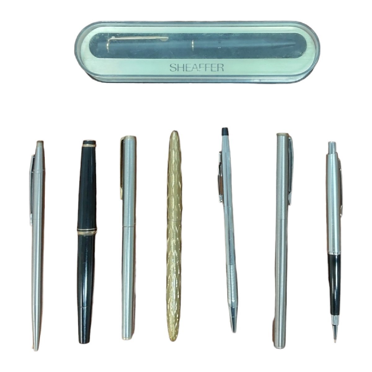 【中古品】 万年筆 ボールペン シャープペンシル ブランド まとめて SAILORのみペン先14K インクなし L51496RK