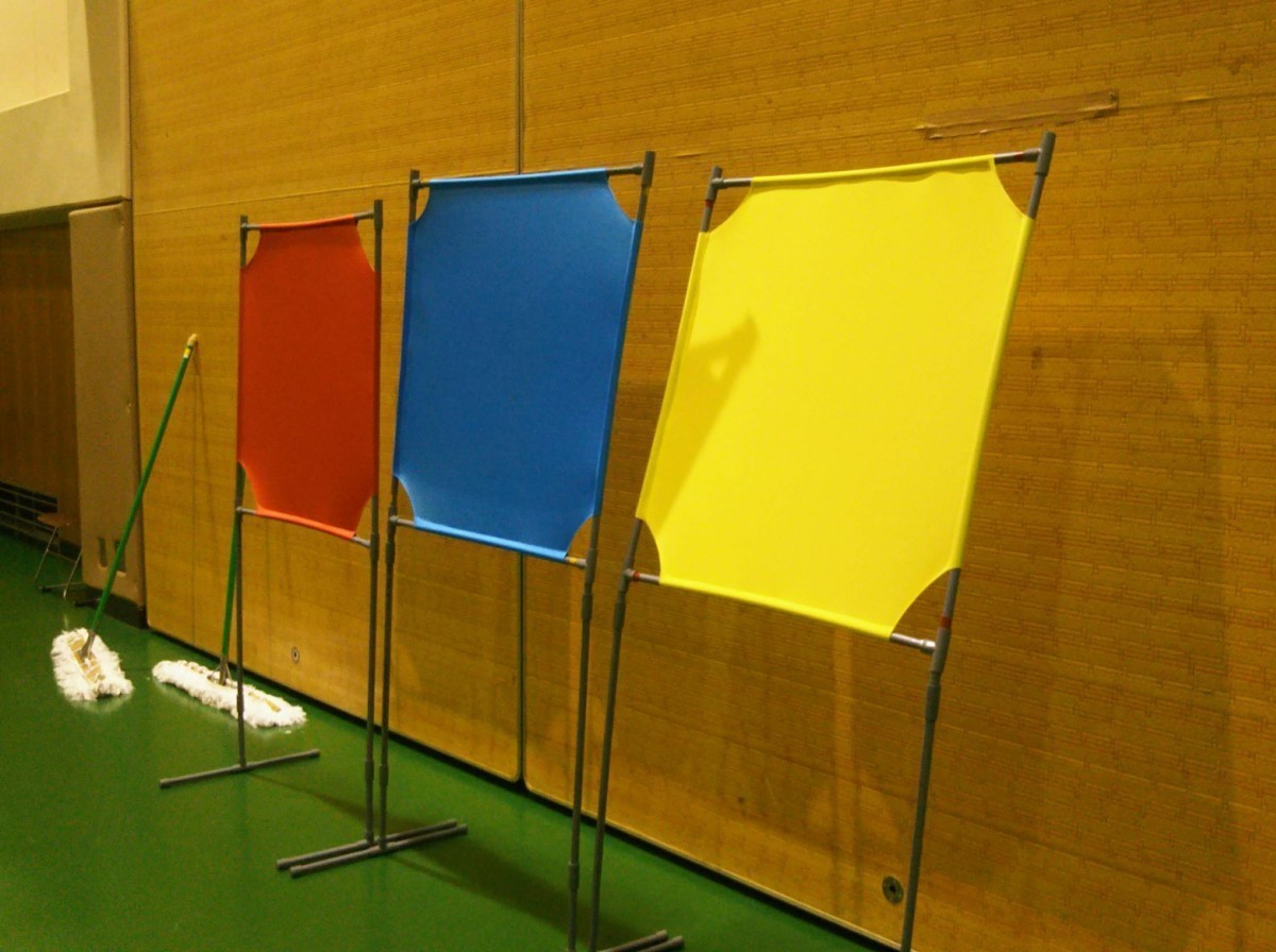 ふじ色 角度が変えられる壁打ち無音布(むおんふ) YONEX 角度が変え