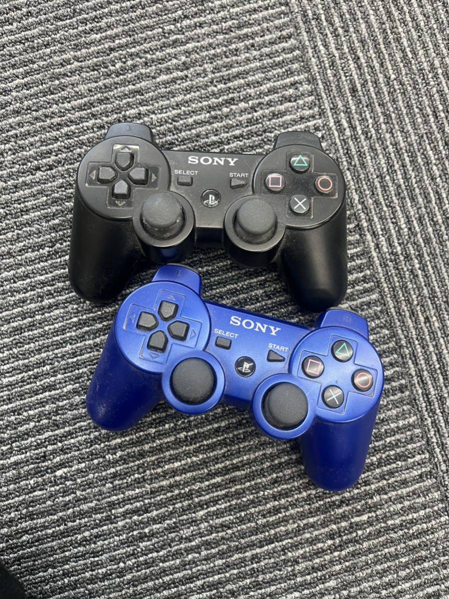 PS3本体 コントローラー×2 本体 PS3 0 コントローラー2つ動作保証