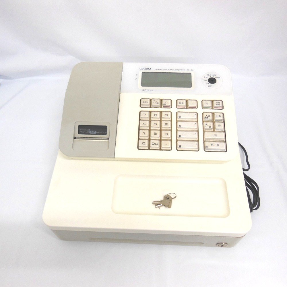 CASIO カシオ 電子レジスター SE-G2 レジスター SE-G2-WE ホワイト