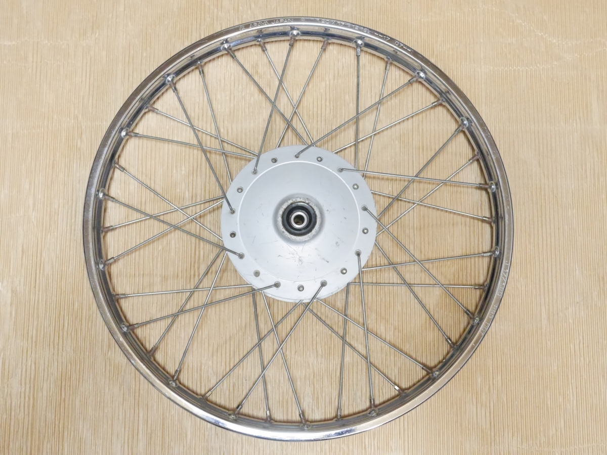 スーパーカブ C50 AA01 純正 フロント ホイール 17×1.20 ARAYA JAPAN