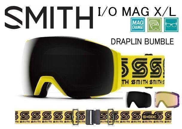 1円　～　SMITH スミス 　スノーゴーグル I/O MAG XL DRAPLINゴーグル　レギュラーフィット