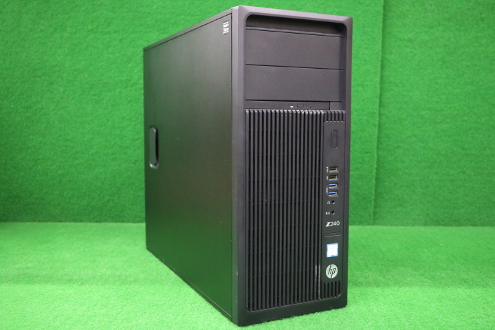 ▲069 HP Workstation【Z240】 Xeon E3-1230v5-3.4GHz/16GB/M.2 256GB ビデオカード欠品 ▲