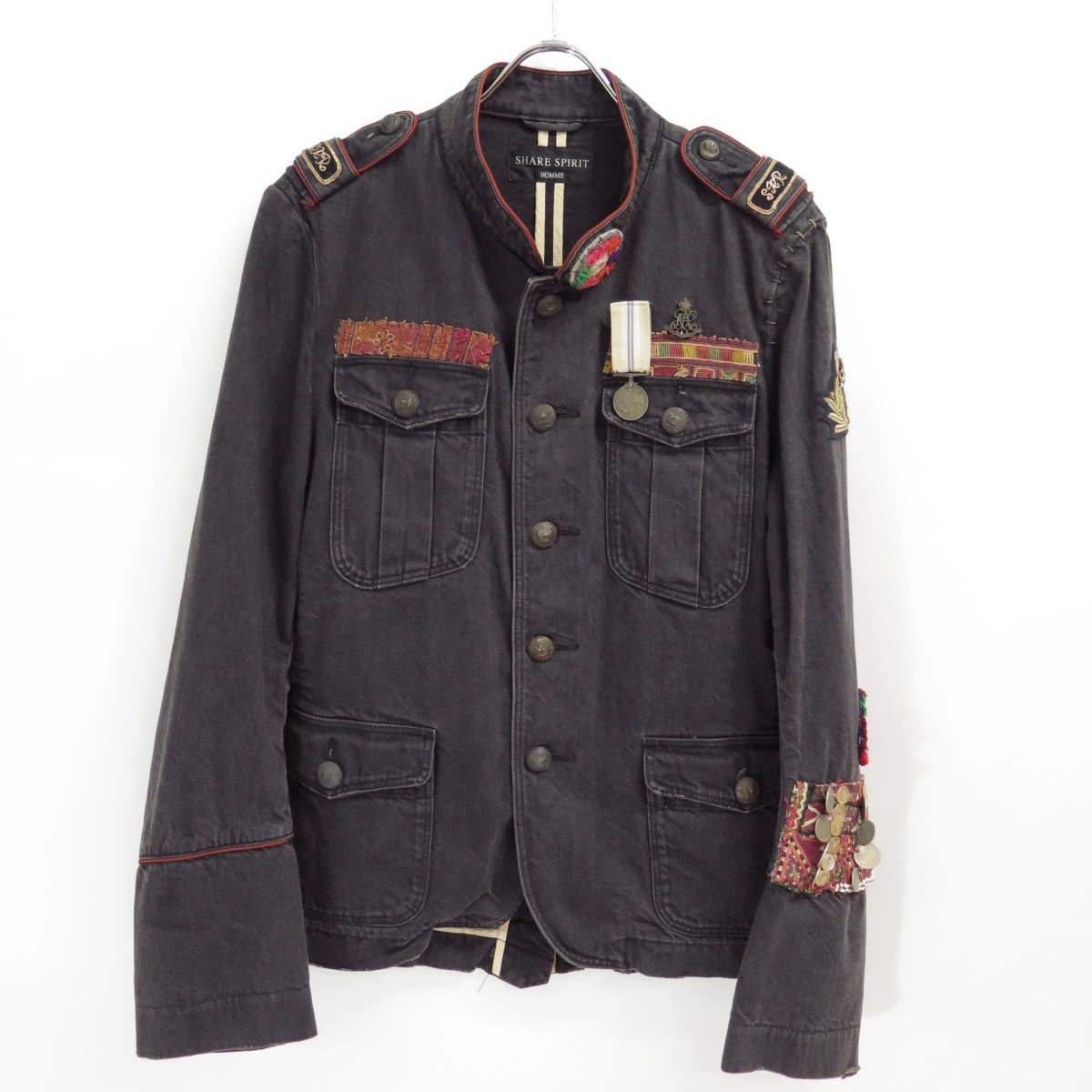 ジャケット・アウター SHARE SPIRIT military jacket A-9 archive SHARE SPIRIT HOMME MILITARY OFFICER JACKET SHR ARCHIVE シェアー