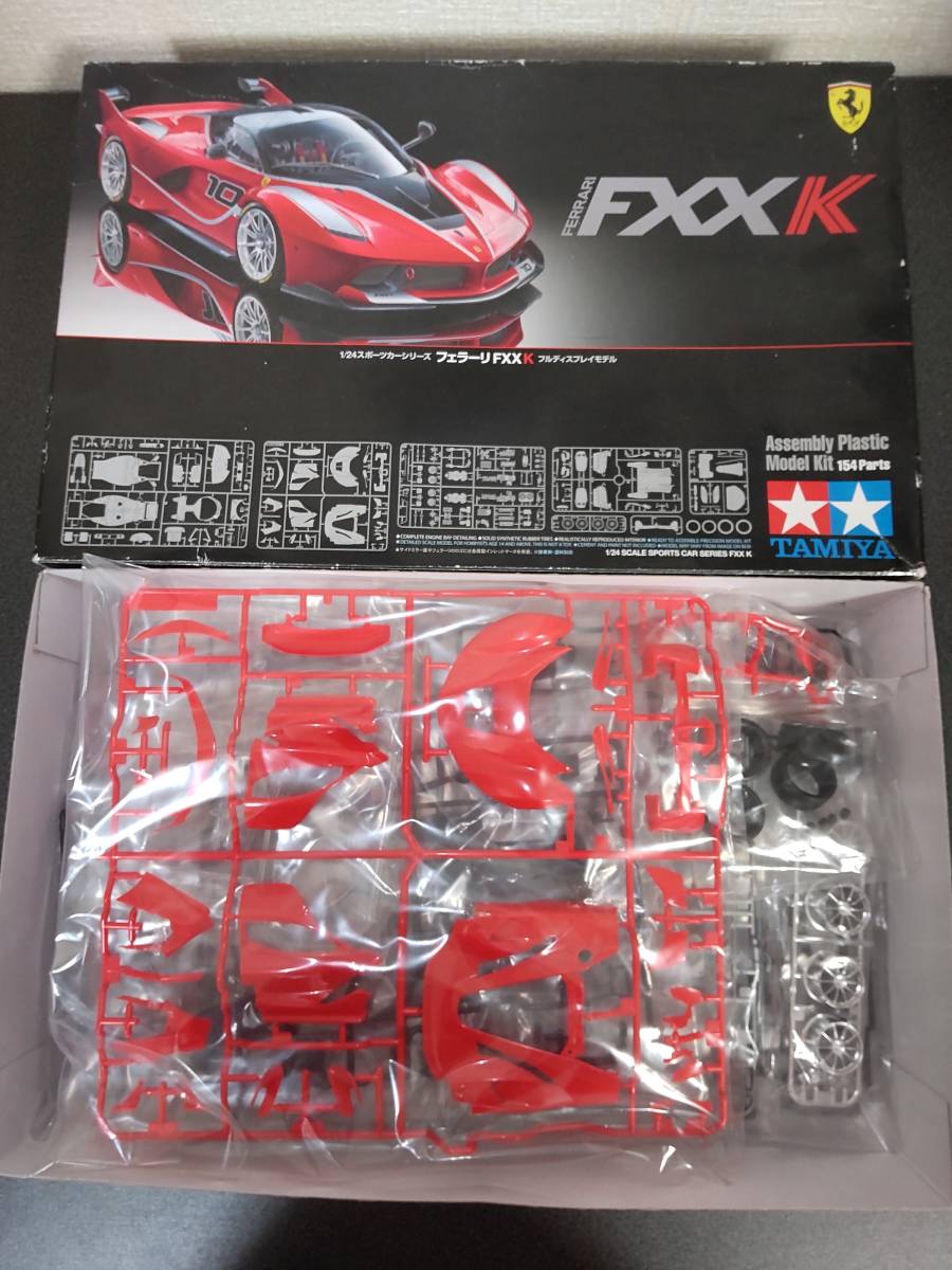 □ 希少！未開封 タミヤ 1/24 フェラーリ FXX エンジン付 フル