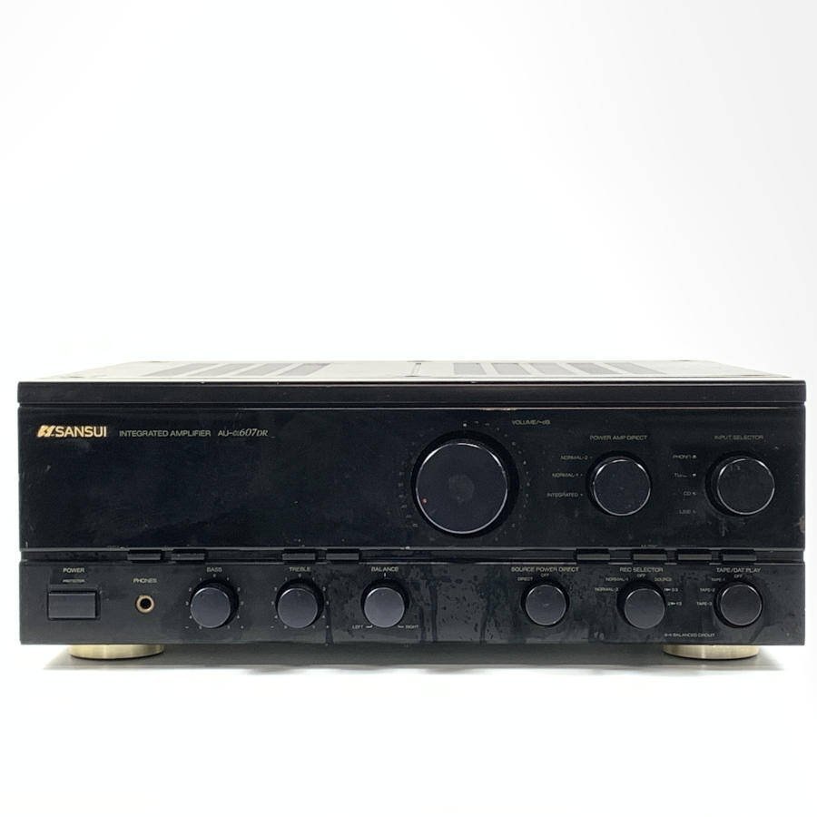 SANSUI サンスイ プリメインアンプ AU-α607 通電確認 AU-α607 SANSUI