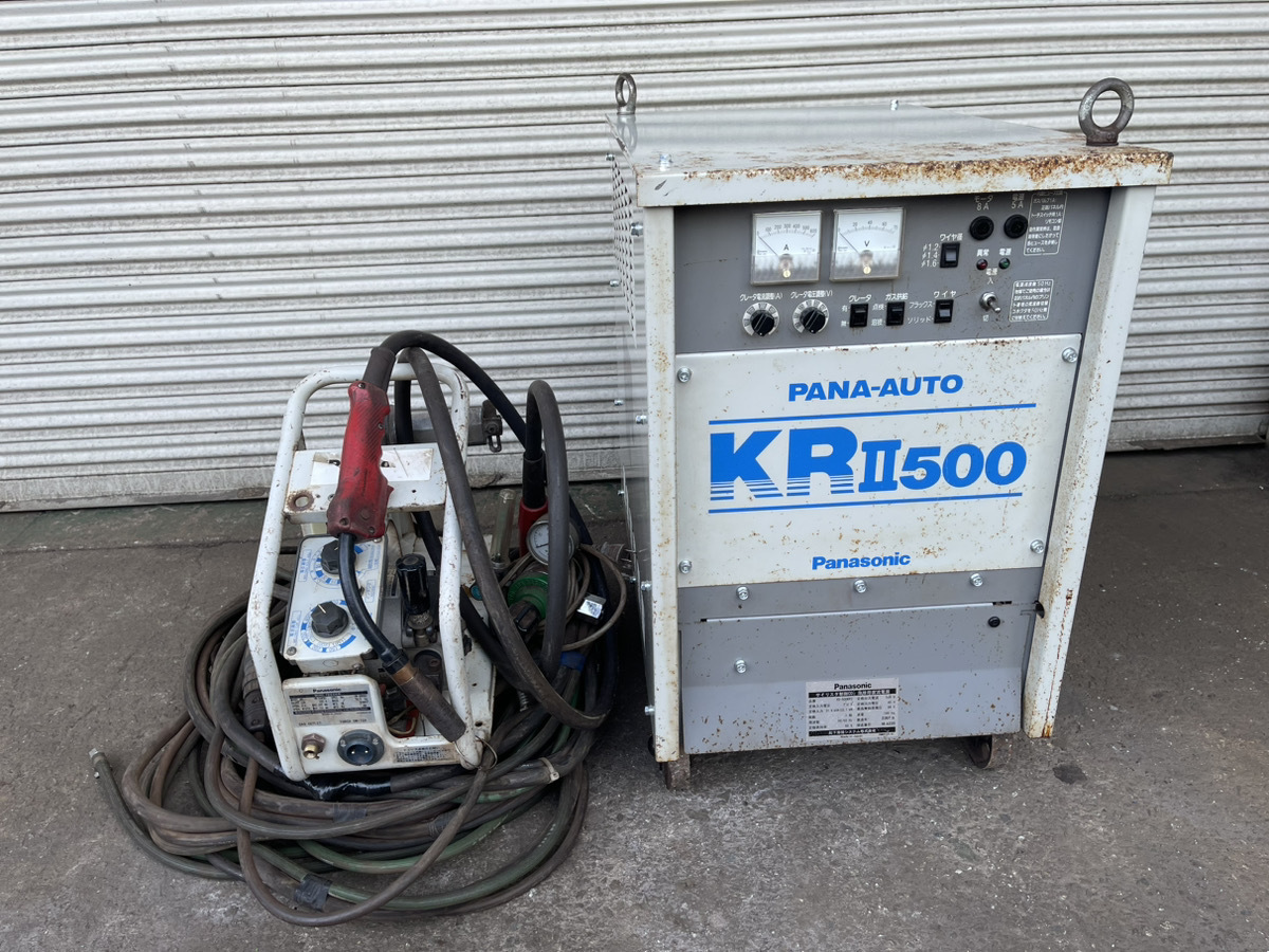 パナソニック★YD-500KR2★2007年製★CO2/MAG半自動溶接機★500A★200V★延長付★ワイヤ★1.2/1.4/1.6mm★トーチ★メーター★リモコン★