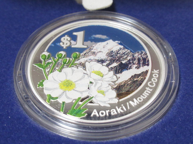 美品ニュージーランド 2007年 プルーフ銀貨 1NZドル ② - メルカリ