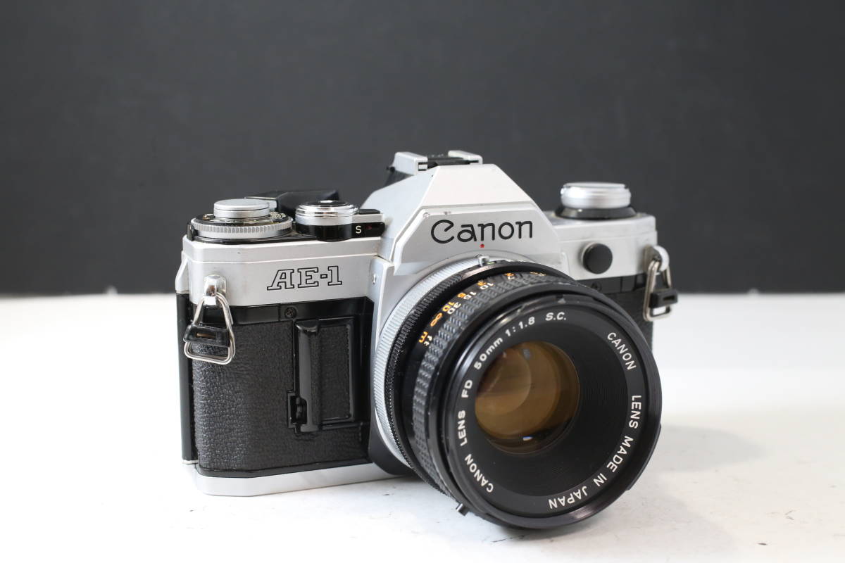 シャッターOK/露出計不安定】キャノン Canon AE-1 / FD 50mm F1.8 S.C.