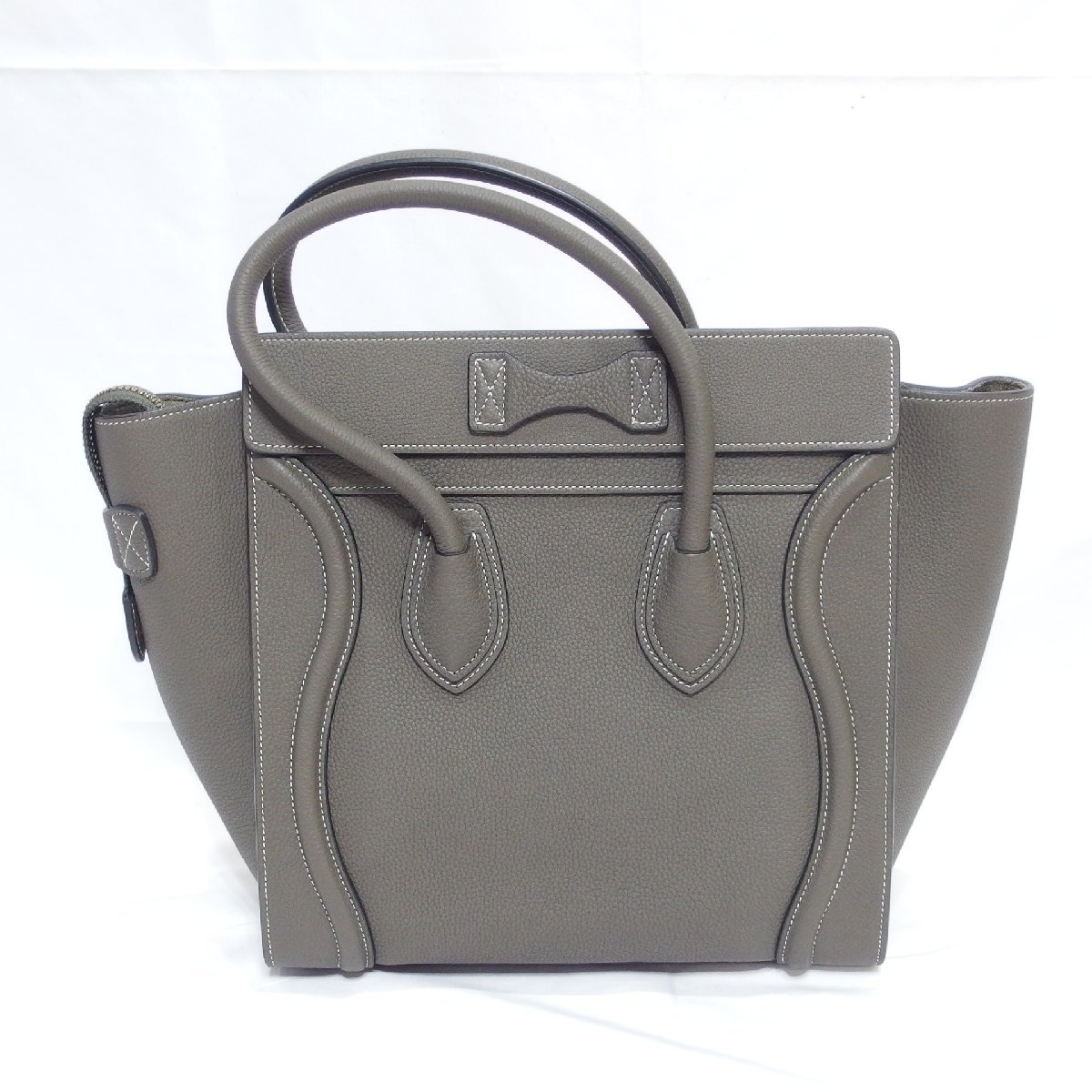 CELINE セリーヌ マイクロ ラゲージハンドバッグ ベビードラムドカーフ 