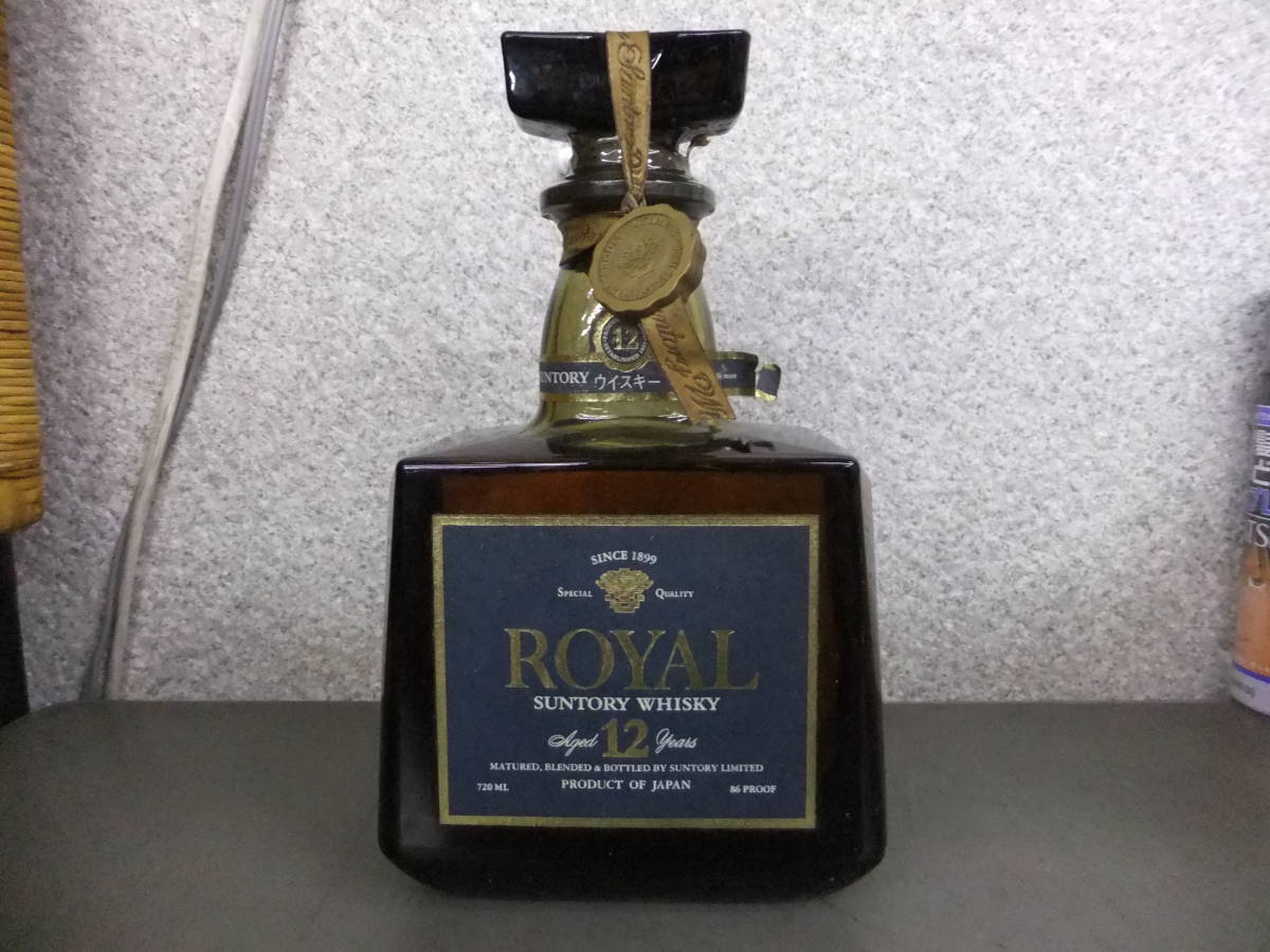 ◆未開栓 サントリーローヤル12年 ローヤル クイーンサイズ □未開栓□SUNTORY サントリー ローヤル 12年 ウイスキー 720ml 43
