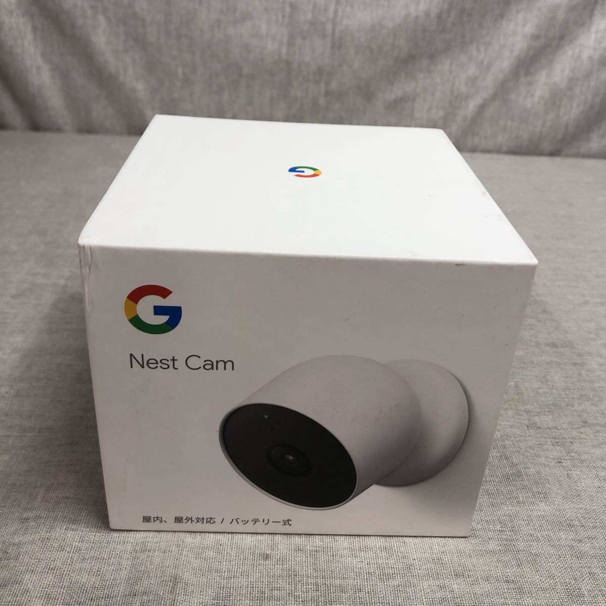 Google Nest Cam 1080p モーションのみ (屋内、屋外対応 / バッテリー式) ホワイト GA01317-JP