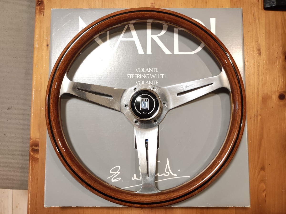 NARDI ナルディ ウッドステアリング 当時物 36パイ 【公式通販】 NARDI ナルディ ウッドステアリング 当時物 36パイ 【公式通販】