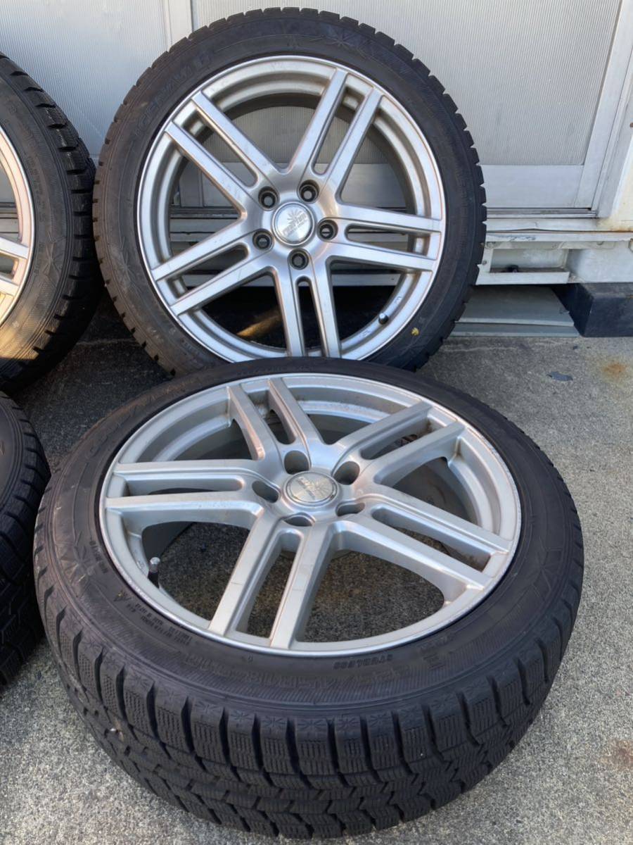 グッドイヤー icenavi6 225/45R18 91Q weds RAVRION ホイール 7.5J